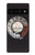 S0059 レトロなダイヤル式の電話ダイヤル Retro Rotary Phone Dial On Google Pixel 6 Pro バックケース、フリップケース・カバー