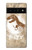 S2372 -ジュラ紀の化石 - T-Rex Jurassic Fossil Google Pixel 6 Pro バックケース、フリップケース・カバー