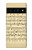 S2504 ヴィンテージ音楽シート Vintage Music Sheet Google Pixel 6 Pro バックケース、フリップケース・カバー