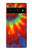 S2985 絞り染めカラー Colorful Tie Dye Texture Google Pixel 6 Pro バックケース、フリップケース・カバー