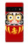 S3045 ダルマ人形 Japan Good Luck Daruma Doll Google Pixel 6 Pro バックケース、フリップケース・カバー