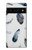 S3085 羽 Feather Paint Pattern Google Pixel 6 Pro バックケース、フリップケース・カバー