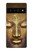 S3189 魔法のヤントラ仏の顔 Magical Yantra Buddha Face Google Pixel 6 Pro バックケース、フリップケース・カバー