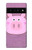 S3269 豚の漫画 Pig Cartoon Google Pixel 6 Pro バックケース、フリップケース・カバー
