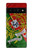 S3300 ポルトガルの旗ビンテージフットボールのグラフィック Portugal Flag Vintage Football Graphic Google Pixel 6 Pro バックケース、フリップケース・カバー