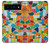 S3391 モザイクアートグラフィック Abstract Art Mosaic Tiles Graphic Google Pixel 6 Pro バックケース、フリップケース・カバー