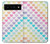 S3499 カラフルなハート柄 Colorful Heart Pattern Google Pixel 6 Pro バックケース、フリップケース・カバー