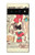 S3820 ヴィンテージ騎乗位ファッション紙人形 Vintage Cowgirl Fashion Paper Doll Google Pixel 6 Pro バックケース、フリップケース・カバー