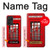 S0058 ロンドン〔イギリス〕の赤い電話ボックス Classic British Red Telephone Box Samsung Galaxy A52s 5G バックケース、フリップケース・カバー