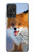 S0417 狐 Fox Samsung Galaxy A52s 5G バックケース、フリップケース・カバー