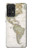 S0604 世界地図 World Map Samsung Galaxy A52s 5G バックケース、フリップケース・カバー