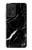 S2895 ブラックマーブルグラフィックプリント Black Marble Graphic Printed Samsung Galaxy A52s 5G バックケース、フリップケース・カバー