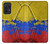 S3306 コロンビアの旗ビンテージフットボールのグラフィック Colombia Flag Vintage Football Graphic Samsung Galaxy A52s 5G バックケース、フリップケース・カバー