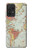 S3418 ヴィンテージの世界地図 Vintage World Map Samsung Galaxy A52s 5G バックケース、フリップケース・カバー