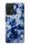 S3439 インディゴタイダイ Fabric Indigo Tie Dye Samsung Galaxy A52s 5G バックケース、フリップケース・カバー