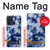 S3439 インディゴタイダイ Fabric Indigo Tie Dye Samsung Galaxy A52s 5G バックケース、フリップケース・カバー