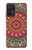 S3694 ヒッピーアートパターン Hippie Art Pattern Samsung Galaxy A52s 5G バックケース、フリップケース・カバー