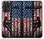 S3803 電気技師ラインマンアメリカ国旗 Electrician Lineman American Flag Samsung Galaxy A52s 5G バックケース、フリップケース・カバー