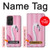 S3805 フラミンゴピンクパステル Flamingo Pink Pastel Samsung Galaxy A52s 5G バックケース、フリップケース・カバー