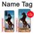 S0934 黒野生馬 Wild Black Horse Motorola G Pure バックケース、フリップケース・カバー