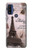S2211 パリエッフェル塔ポストカード Paris Postcard Eiffel Tower Motorola G Pure バックケース、フリップケース・カバー