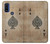 S2928 ヴィンテージスペードのエースカード Vintage Spades Ace Card Motorola G Pure バックケース、フリップケース・カバー
