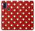 S2951 赤の水玉 Red Polka Dots Motorola G Pure バックケース、フリップケース・カバー