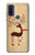 S3081 トナカイ Wooden Raindeer Graphic Printed Motorola G Pure バックケース、フリップケース・カバー