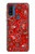 S3354 赤バンダナ Red Classic Bandana Motorola G Pure バックケース、フリップケース・カバー