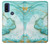 S3399 緑の大理石のグラフィックプリント Green Marble Graphic Print Motorola G Pure バックケース、フリップケース・カバー