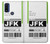 S3664 航空会社の旅行手荷物ラベル Airline Travel Luggage Label Motorola G Pure バックケース、フリップケース・カバー