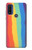 S3799 かわいい縦水彩レインボー Cute Vertical Watercolor Rainbow Motorola G Pure バックケース、フリップケース・カバー