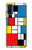 S3814 ピエトモンドリアン線画作曲 Piet Mondrian Line Art Composition Motorola G Pure バックケース、フリップケース・カバー