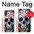 S0223 吸血鬼 スカル タトゥー Vampire Skull Tattoo Motorola Moto E20,E30,E40  バックケース、フリップケース・カバー