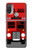 S2058 英国のダブルデッカーバスミニマリスト England British Double Decker Bus Minimalist Motorola Moto E20,E30,E40  バックケース、フリップケース・カバー