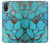 S2685 アクアターコイズ宝石グラフィックプリント Aqua Turquoise Gemstone Graphic Printed Motorola Moto E20,E30,E40  バックケース、フリップケース・カバー