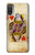 S2833 ポーカーカード ハートの女王 Poker Card Queen Hearts Motorola Moto E20,E30,E40  バックケース、フリップケース・カバー