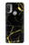 S2896 ゴールドマーブルグラフィックプリント Gold Marble Graphic Printed Motorola Moto E20,E30,E40  バックケース、フリップケース・カバー