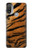 S2962 虎のストライプグラフィックプリント Tiger Stripes Graphic Printed Motorola Moto E20,E30,E40  バックケース、フリップケース・カバー