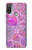 S3710 ピンクのラブハート Pink Love Heart Motorola Moto E20,E30,E40  バックケース、フリップケース・カバー