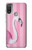S3805 フラミンゴピンクパステル Flamingo Pink Pastel Motorola Moto E20,E30,E40  バックケース、フリップケース・カバー