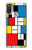S3814 ピエトモンドリアン線画作曲 Piet Mondrian Line Art Composition Motorola Moto E20,E30,E40  バックケース、フリップケース・カバー