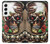 S0753 スカル 翼 バラ パンク Skull Wing Rose Punk Samsung Galaxy S22 バックケース、フリップケース・カバー