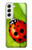 S0892 天道虫 Ladybug Samsung Galaxy S22 バックケース、フリップケース・カバー
