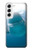 S1801 ベルーガ スマイルクジラ Beluga Whale Smile Whale Samsung Galaxy S22 バックケース、フリップケース・カバー