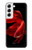 S2092 シャムと戦うサイアム Red Siamese Fighting Fish Samsung Galaxy S22 バックケース、フリップケース・カバー
