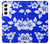 S2244 ハワイのハイビスカス青柄 Hawaiian Hibiscus Blue Pattern Samsung Galaxy S22 バックケース、フリップケース・カバー