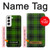 S2373 タータングリーンパターン Tartan Green Pattern Samsung Galaxy S22 バックケース、フリップケース・カバー