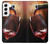 S2396 赤ワインボトルやガラス Red Wine Bottle And Glass Samsung Galaxy S22 バックケース、フリップケース・カバー