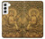 S2452 仏グラフィックプリント Buddha Bas Relief Art Graphic Printed Samsung Galaxy S22 バックケース、フリップケース・カバー
